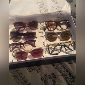 I only have one head so let’s pass these on seven pairs of  fun glasses. 👓🕶️👓🕶️